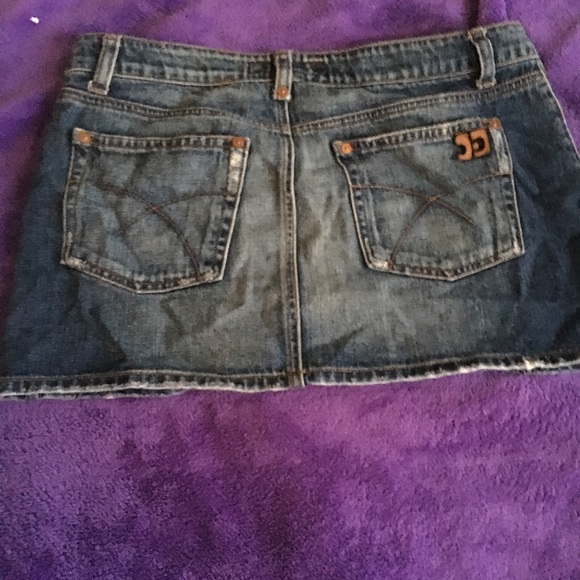Joe’S Distressed Denim Mini Skirt - Picture 2 of 5